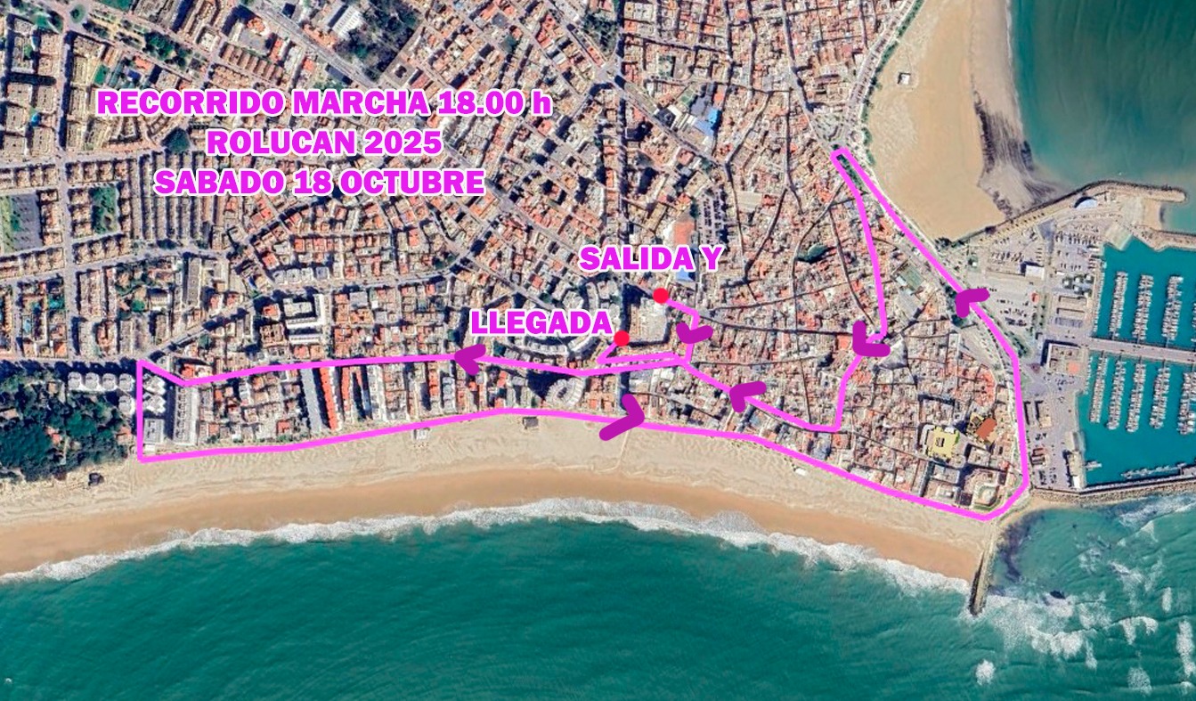 Recorrido de la IX Marcha Solidaria Contra El Cáncer de Mama